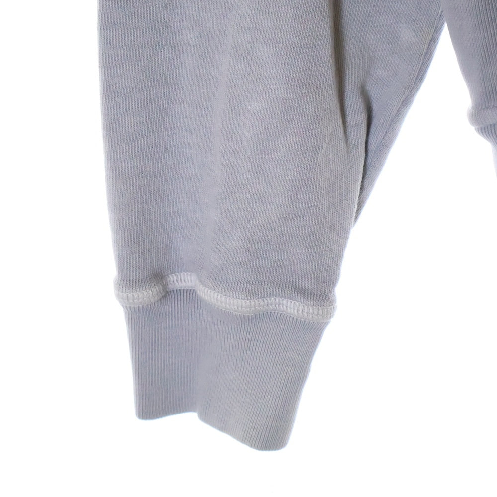 STONE ISLAND(ストーンアイランド) 20SS Sweatshirt ロゴワッペン ウォッシュド加工 クルーネックスウェットトレーナー グレー 721566060