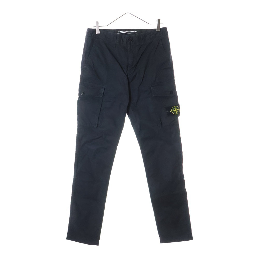 STONE ISLAND(ストーンアイランド) Weather Cargo Pants ロゴワッペン カーゴパンツ ブラック 741531819