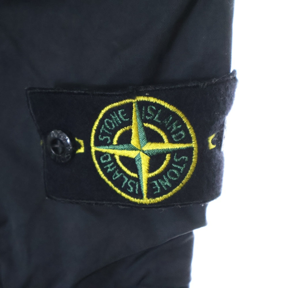 STONE ISLAND(ストーンアイランド) Weather Cargo Pants ロゴワッペン カーゴパンツ ブラック 741531819