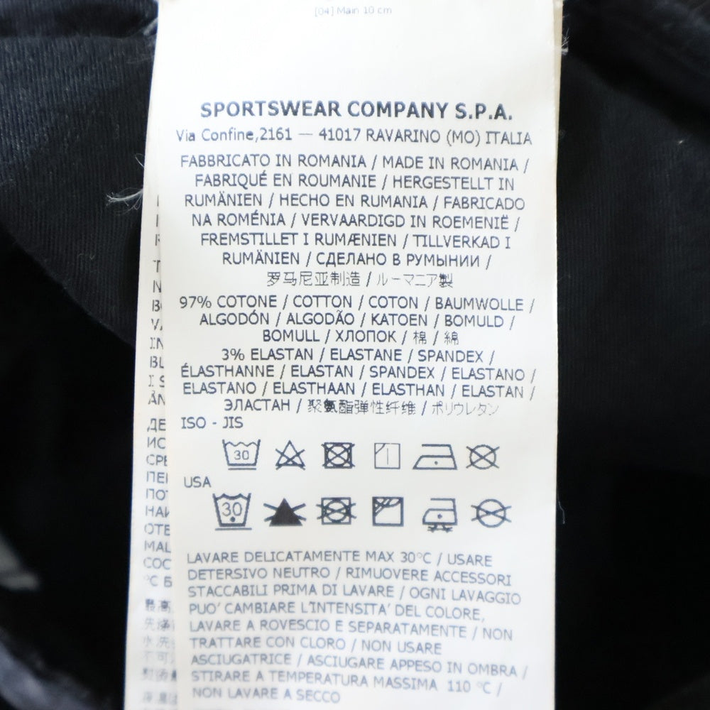 STONE ISLAND(ストーンアイランド) Weather Cargo Pants ロゴワッペン カーゴパンツ ブラック 741531819