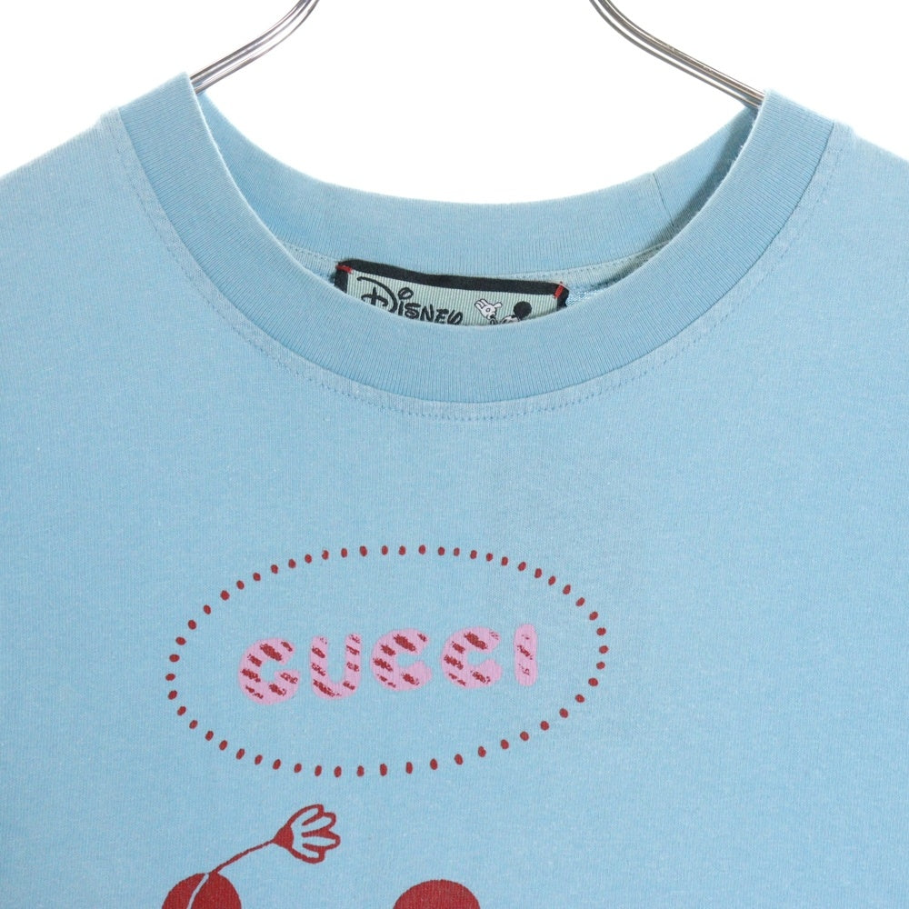 GUCCI(グッチ) ×Disney T-Shirt ディズニー 半袖Tシャツ ブルー 580762 XJBYB