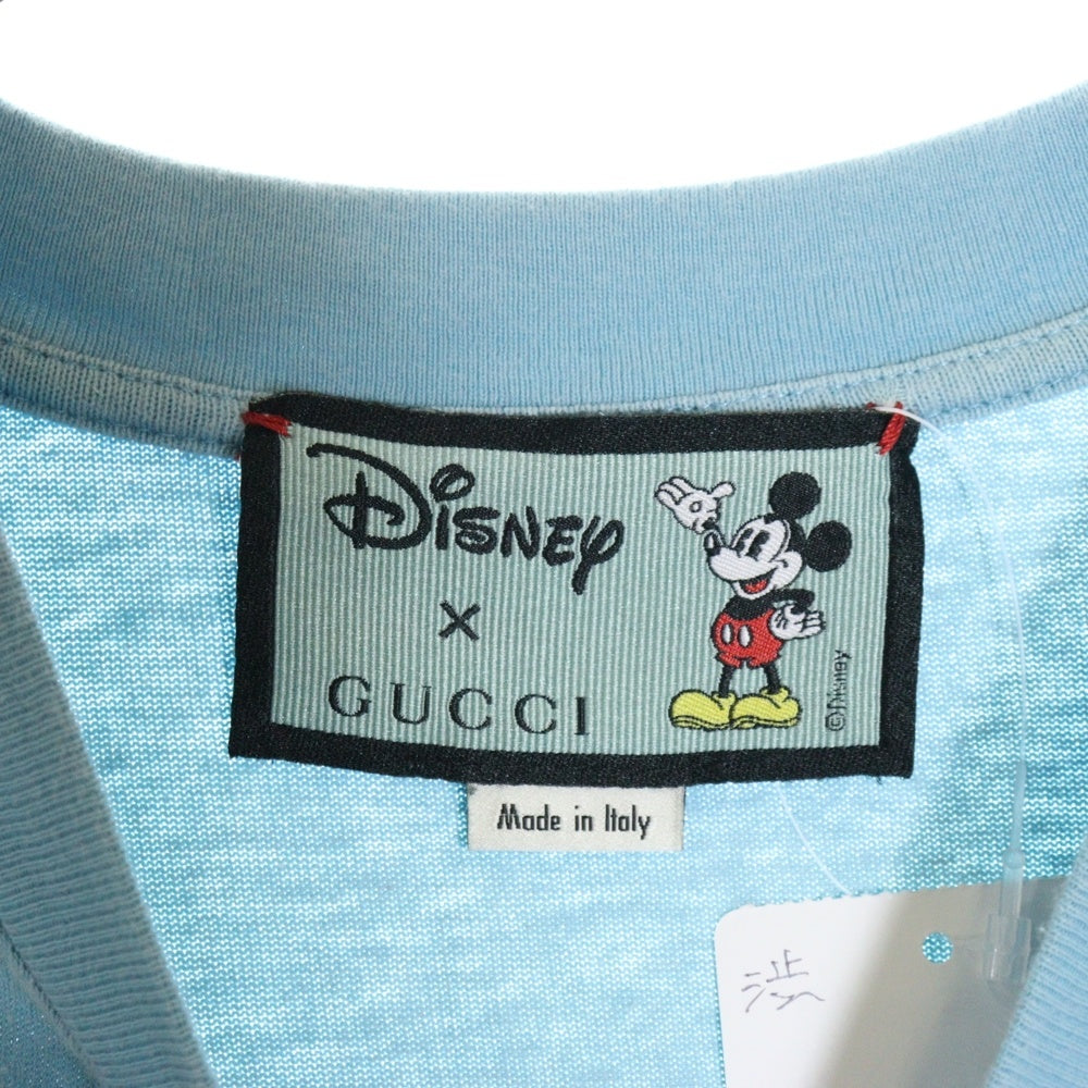GUCCI(グッチ) ×Disney T-Shirt ディズニー 半袖Tシャツ ブルー 580762 XJBYB