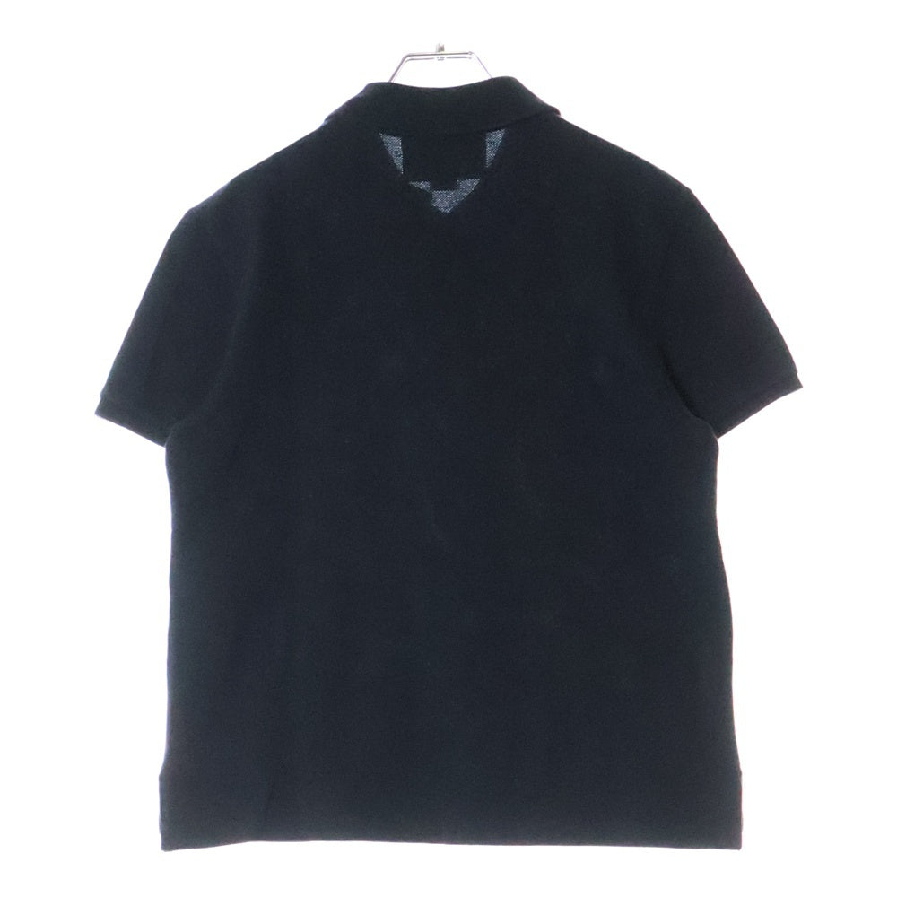 GUCCI(グッチ) S/S Polo Shirt ロゴ刺繍 半袖ポロシャツ ブラック 408322 X7333