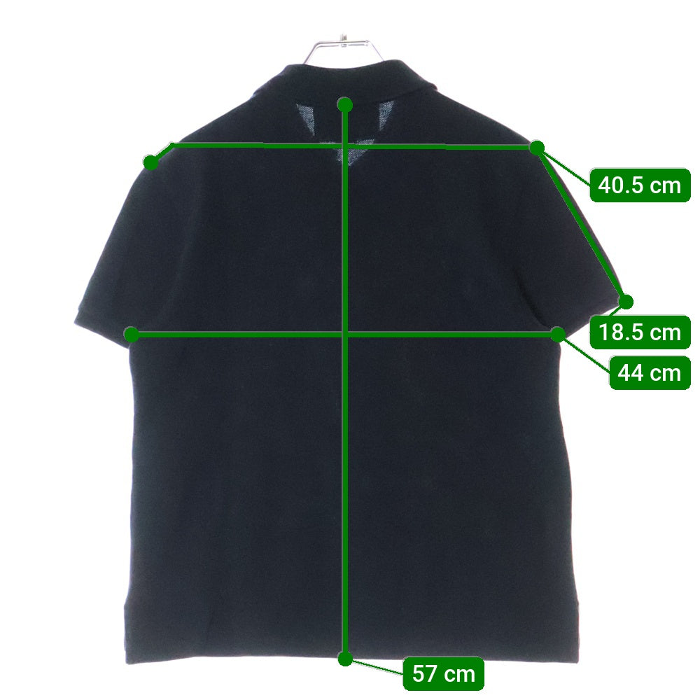 GUCCI(グッチ) S/S Polo Shirt ロゴ刺繍 半袖ポロシャツ ブラック 408322 X7333