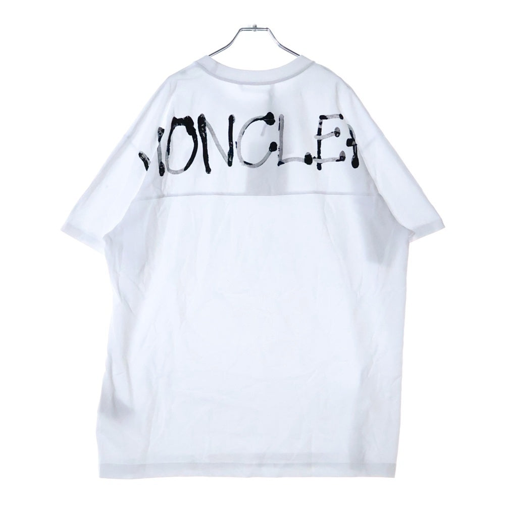 MONCLER(モンクレール) S/S T-SHIRT ロゴワッペン 半袖Tシャツ カットソー ホワイト K10918C00017