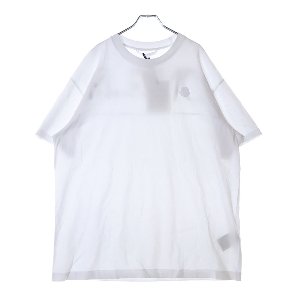 MONCLER(モンクレール) S/S T-SHIRT ロゴワッペン 半袖Tシャツ カットソー ホワイト K10918C00017
