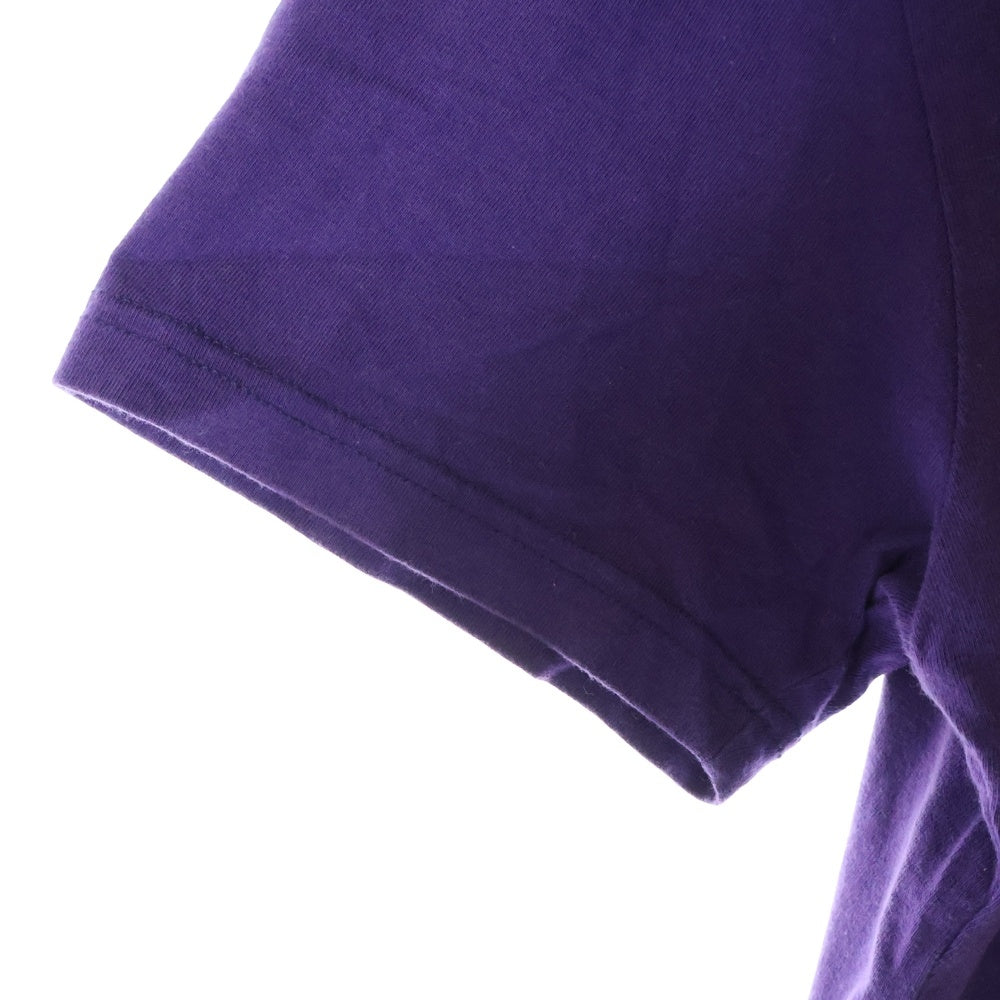 HYDROGEN SPORTS WEAR(ハイドロゲンスポーツウエア) Skull Felt Logo T-Shirts スカルフェルトロゴTシャツ パープル