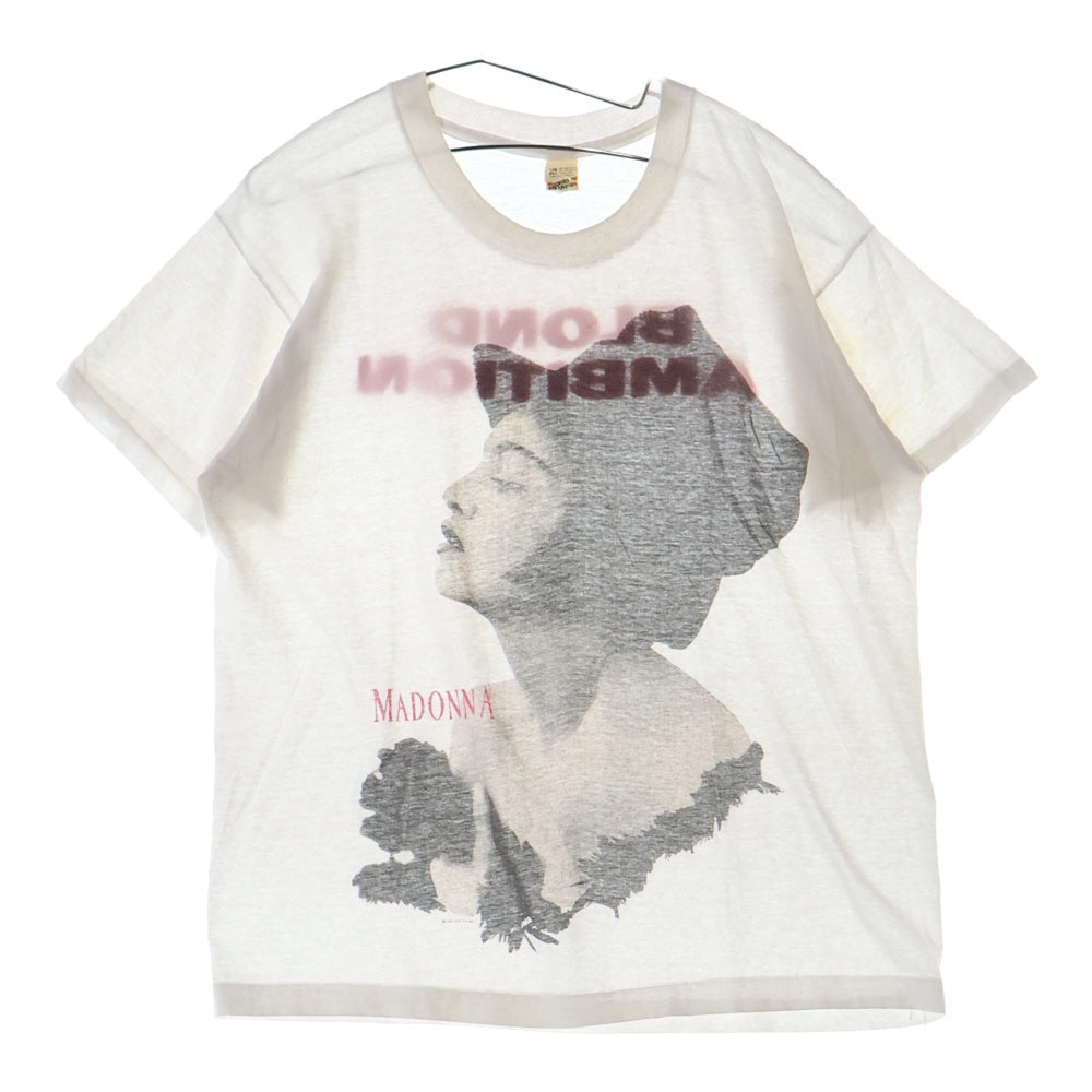 VINTAGE(ヴィンテージ) 90S MADONNA BLOND AMBITION WORLD TOUR T-SHIRT マドンナ ブロンド アンビションツアー 半袖Tシャツ ホワイト