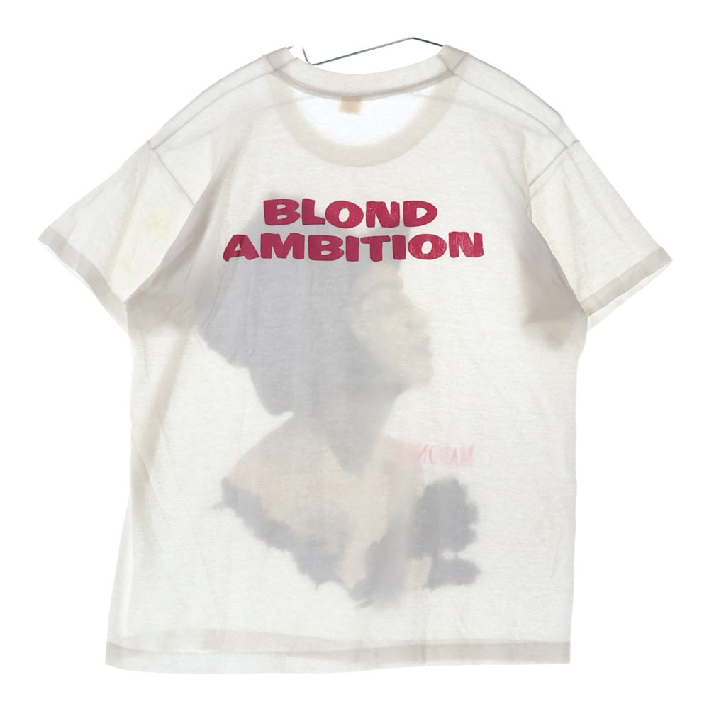 VINTAGE(ヴィンテージ) 90S MADONNA BLOND AMBITION WORLD TOUR T-SHIRT マドンナ ブロンド アンビションツアー 半袖Tシャツ ホワイト