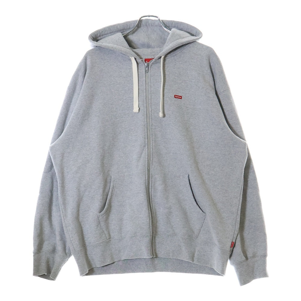SUPREME(シュプリーム) 22AW Small Box Drawcord Zip Up Hooded Sweatshirt スモールボックスロゴ ドローコード ジップアップスウェットパーカー フーディー