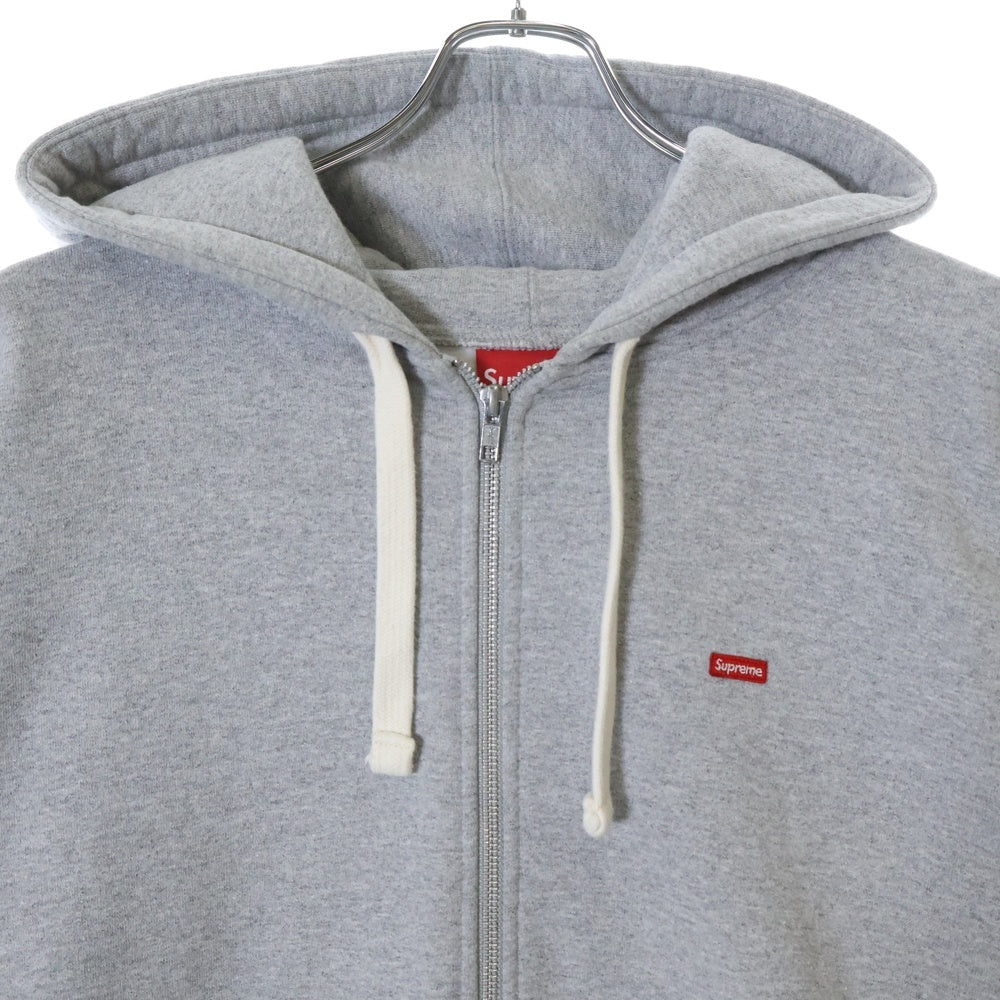 SUPREME(シュプリーム) 22AW Small Box Drawcord Zip Up Hooded Sweatshirt スモールボックスロゴ ドローコード ジップアップスウェットパーカー フーディー