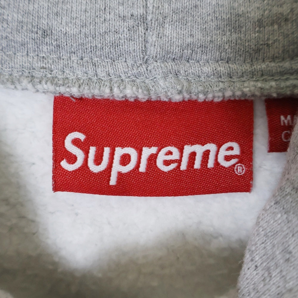 SUPREME(シュプリーム) 22AW Small Box Drawcord Zip Up Hooded Sweatshirt スモールボックスロゴ ドローコード ジップアップスウェットパーカー フーディー