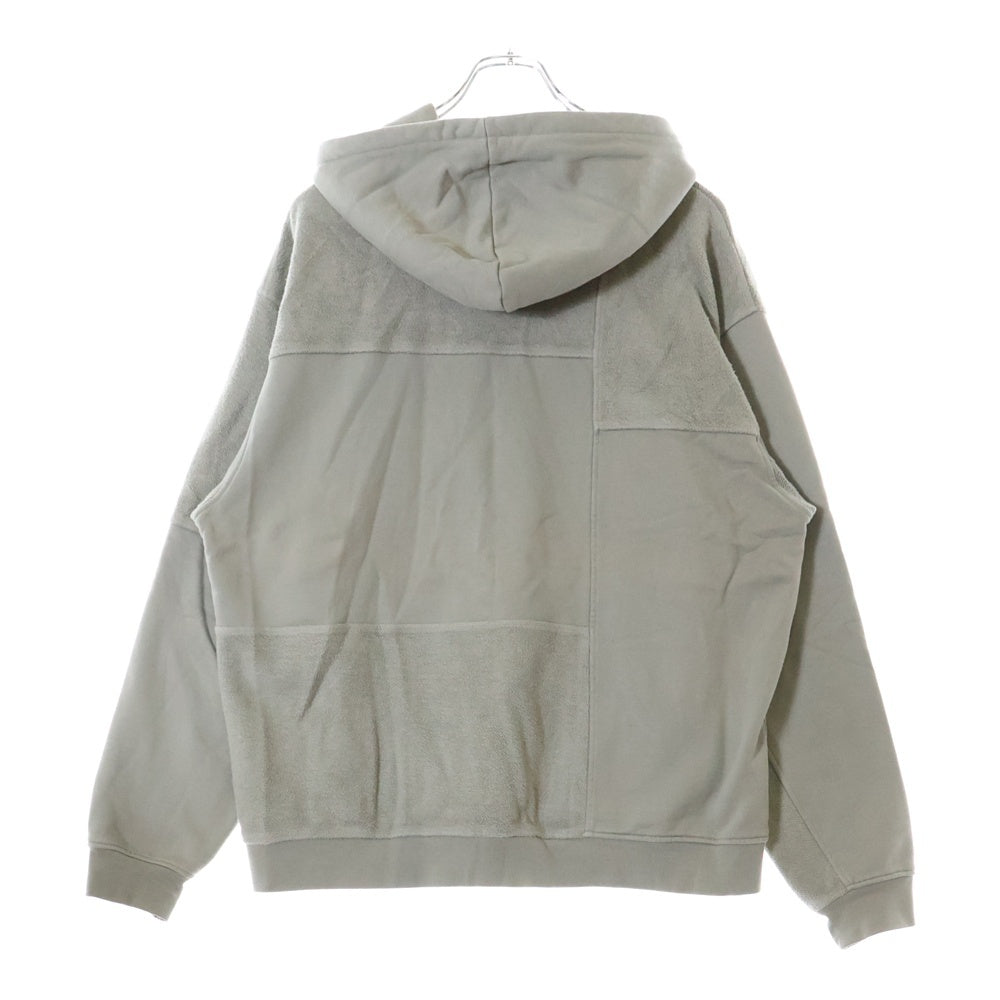 KITH(キス) 21AW Russell Athletic Reverse Patchwork Williams 3 Hoodie ラッセルアスレティック リバースパッチワーク プルオーバースウェットパーカー KHM030008