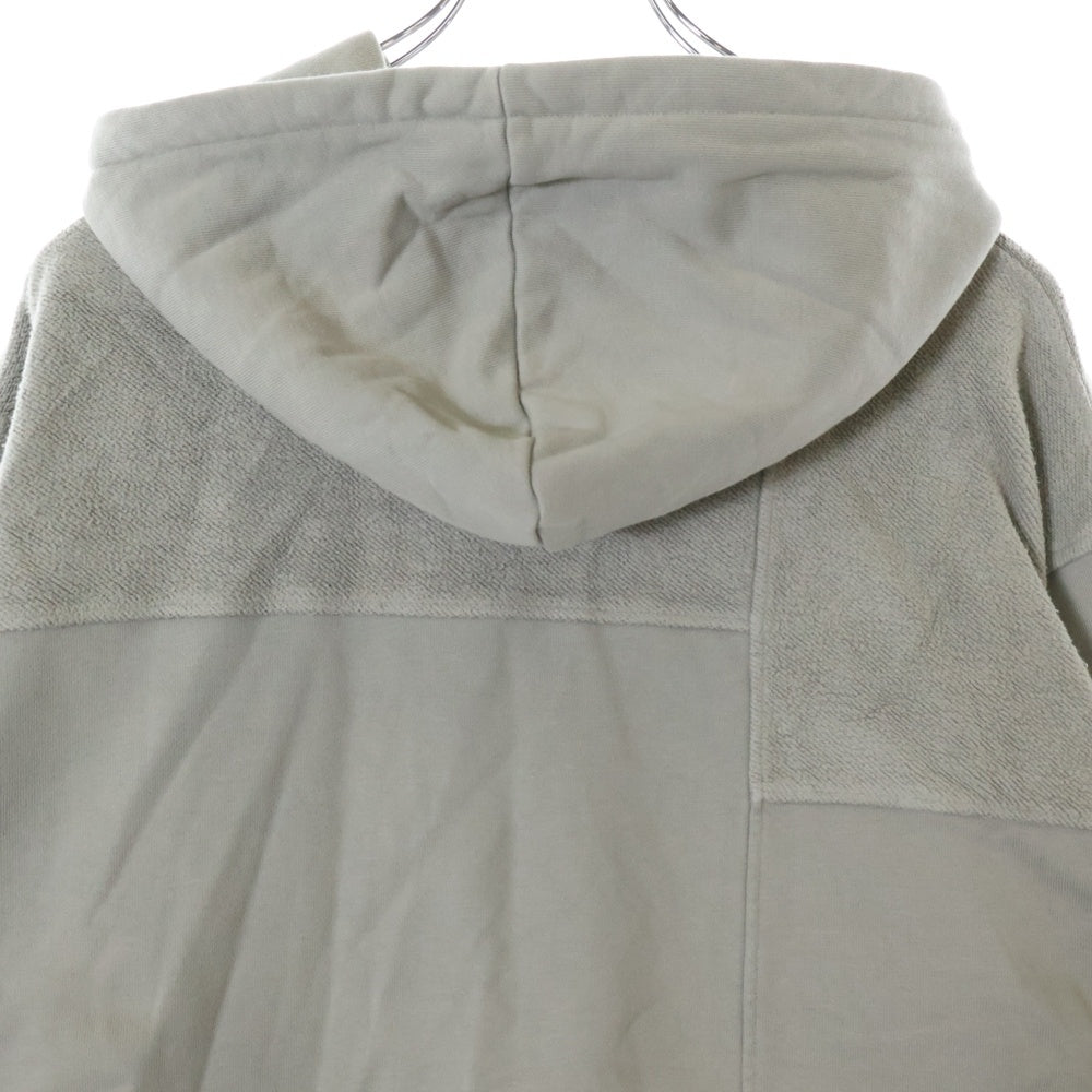 KITH(キス) 21AW Russell Athletic Reverse Patchwork Williams 3 Hoodie ラッセルアスレティック リバースパッチワーク プルオーバースウェットパーカー KHM030008