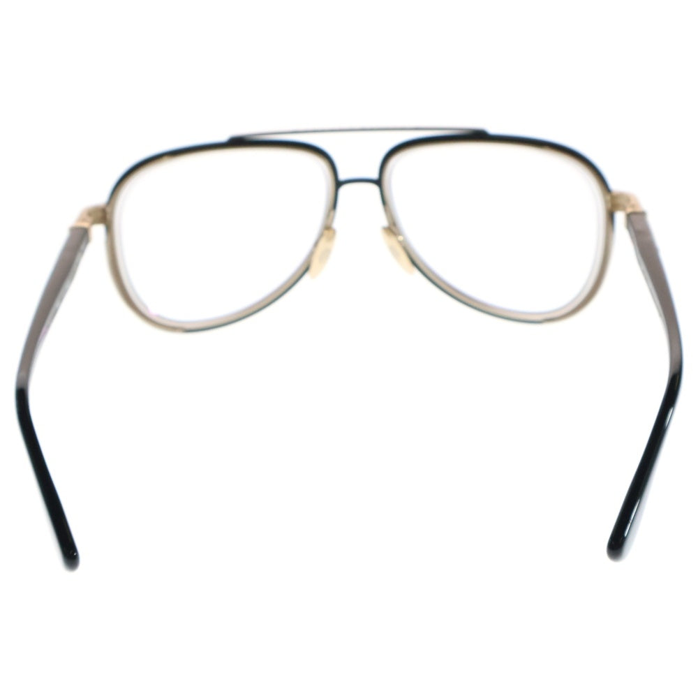 CHROME HEARTS(クロムハーツ) PREYANK プレヤンク ティアドロップ ゴールドフレーム サングラス 眼鏡 ゴールド/ブラック ※度入り