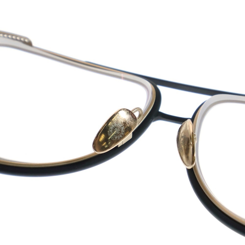 CHROME HEARTS(クロムハーツ) PREYANK プレヤンク ティアドロップ ゴールドフレーム サングラス 眼鏡 ゴールド/ブラック ※度入り