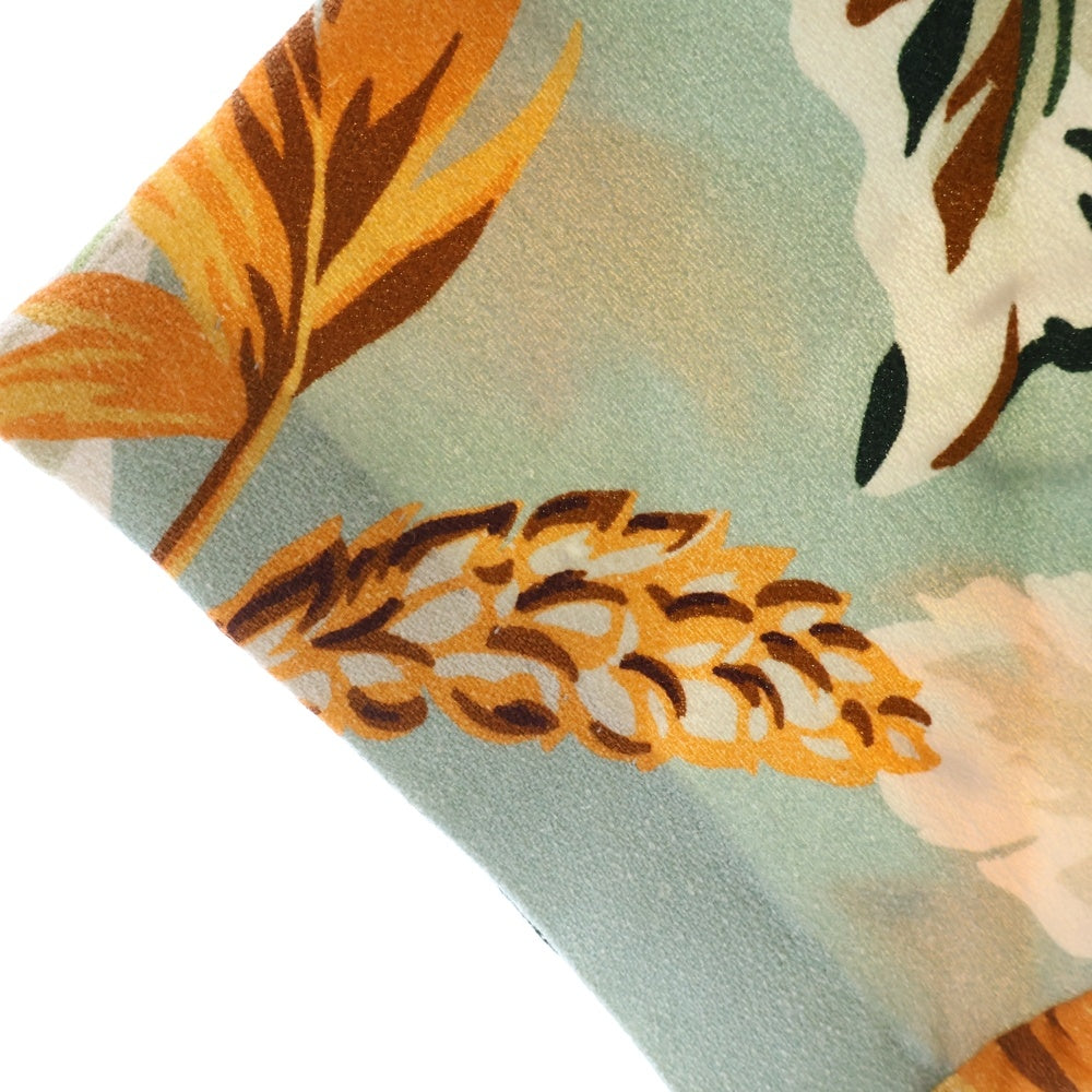 Maison Margiela(メゾンマルジェラ) 23AW Floral Shirt 花柄 リネン半袖シャツ ブルー S67DR0001 S78219