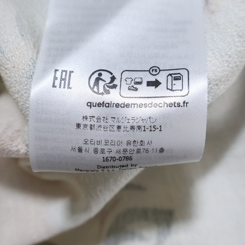 Maison Margiela(メゾンマルジェラ) 23AW Floral Shirt 花柄 リネン半袖シャツ ブルー S67DR0001 S78219