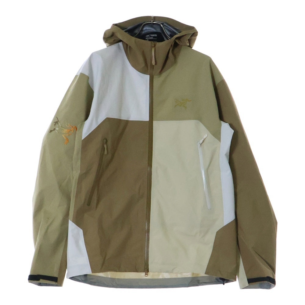 ARC'TERYX(アークテリクス) 24AW ×BEAMS Beta Jacket Nagomi ビームス ベータSL ゴアテックス ナイロンシェルジャケット ブラウン/ホワイト X000009269
