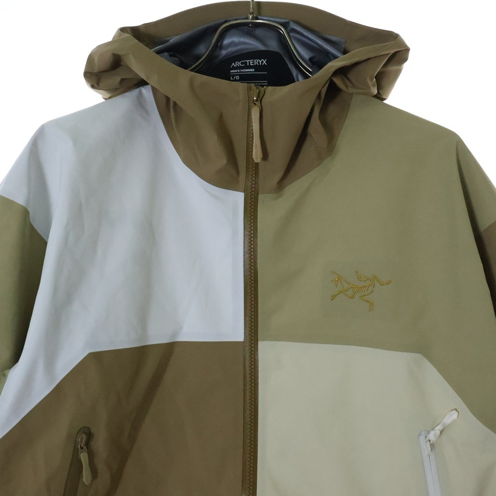 ARC'TERYX(アークテリクス) 24AW ×BEAMS Beta Jacket Nagomi ビームス ベータSL ゴアテックス ナイロンシェルジャケット ブラウン/ホワイト X000009269