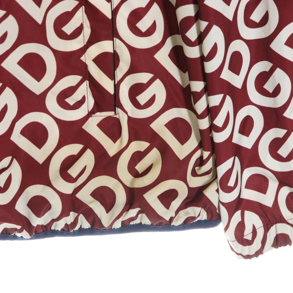 DOLCE & GABBANA(ドルチェアンドガッバーナ) Nylon Jacket 総柄ナイロントラックジャケット レッド GPQP0T HSM1D