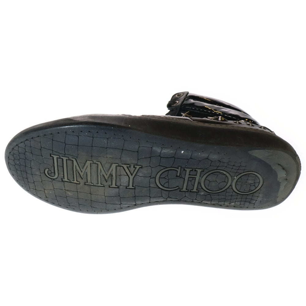 JIMMY CHOO(ジミーチュウ) スタースタッズ ハイカットスニーカー ブラック