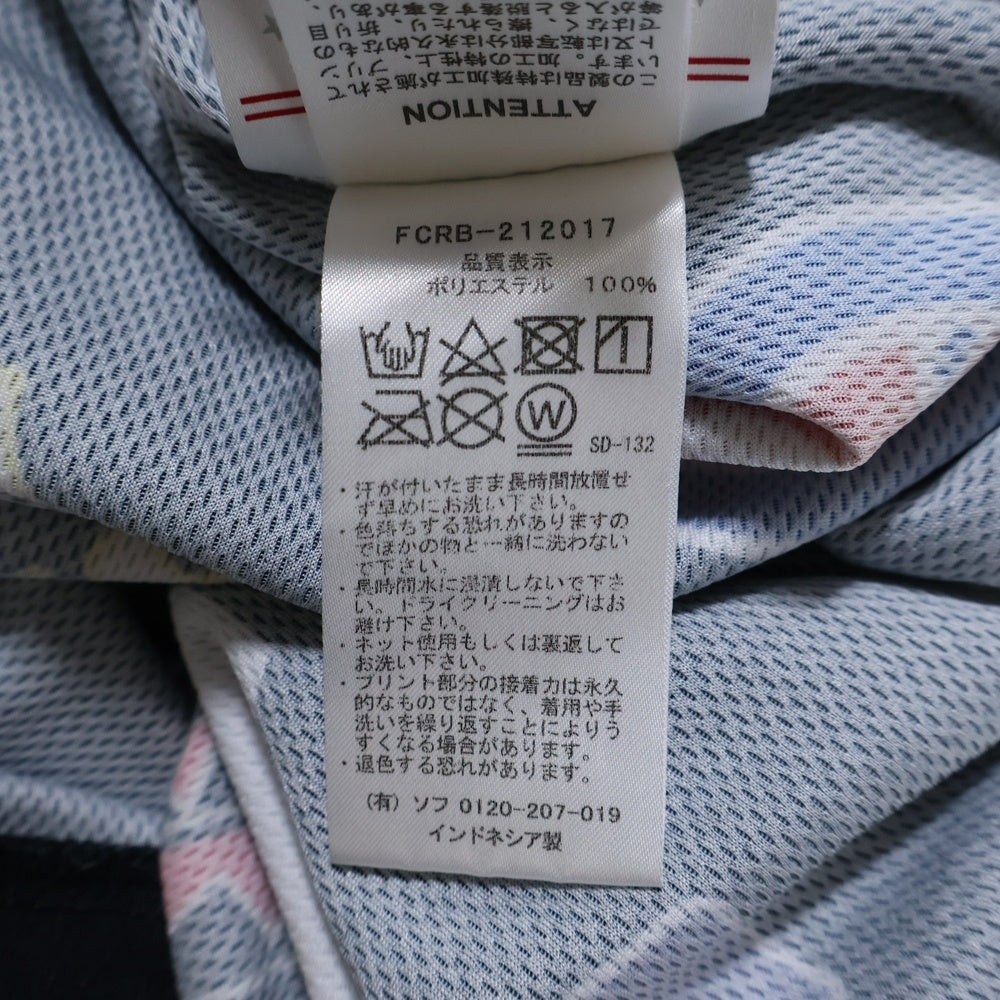 F.C.R.B.(エフシーアールビー) 21AW MLB TOUR ALL TEAM BIG TEE メジャーリーグ ツアー オールチーム 半袖Tシャツ ブラック FCRB-212017