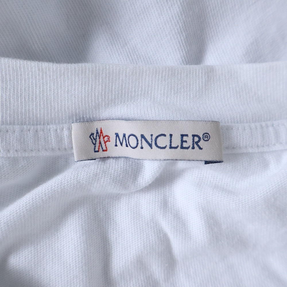 MONCLER(モンクレール) SS T SHIRT ロゴ 半袖Tシャツ ホワイト H10918C00043 8390T