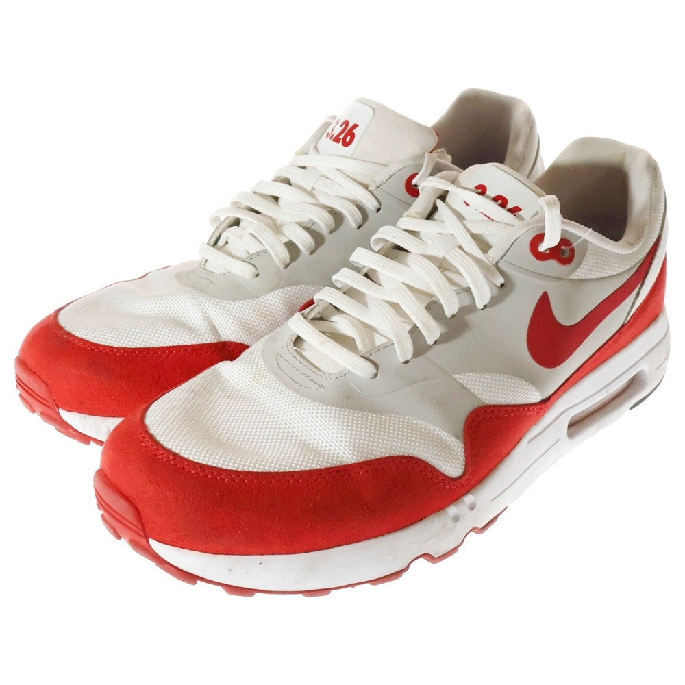 NIKE(ナイキ) AIR MAX 1 ULTRA 2.0 LE エアマックス1 ウルトラ2.0 ローカットスニーカー US10/28cm ホワイト/レッド 908091-100
