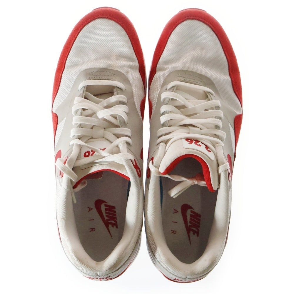 NIKE(ナイキ) AIR MAX 1 ULTRA 2.0 LE エアマックス1 ウルトラ2.0 ローカットスニーカー US10/28cm ホワイト/レッド 908091-100