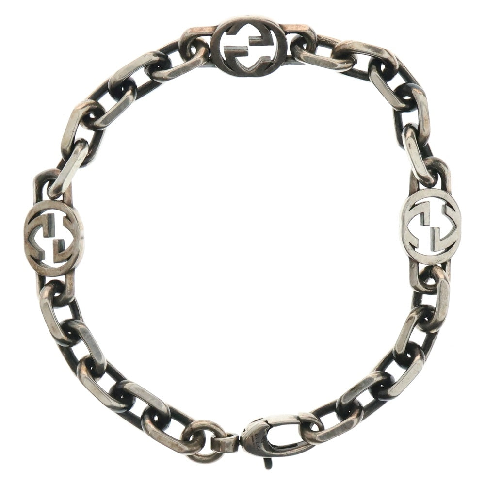 GUCCI(グッチ) インターロッキングG チェーンブレスレット シルバー 620798