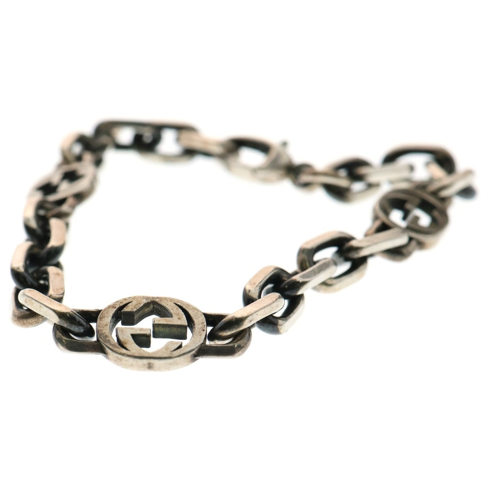 GUCCI(グッチ) インターロッキングG チェーンブレスレット シルバー 620798