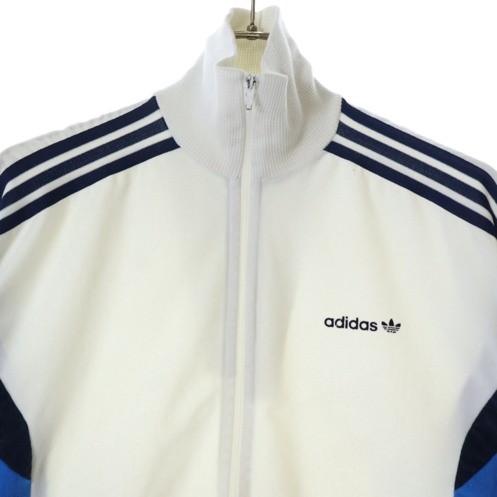 adidas(アディダス) 70S PRODUCT VENTEX TRACK JACKET サイドデザイン トラックジャケット ジップアップスウェット ホワイト