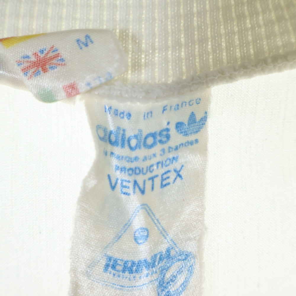 adidas(アディダス) 70S PRODUCT VENTEX TRACK JACKET サイドデザイン トラックジャケット ジップアップスウェット ホワイト