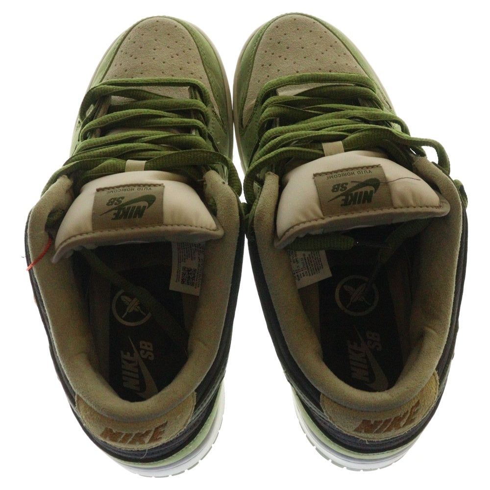 NIKE SB(ナイキエスビー) ×堀米雄斗 Yuto Horigome DUNK LOW ユウト ホリゴメ 抹茶 ダンク ローカットスニーカー グレー US8.5/26.5cm HF8022-300