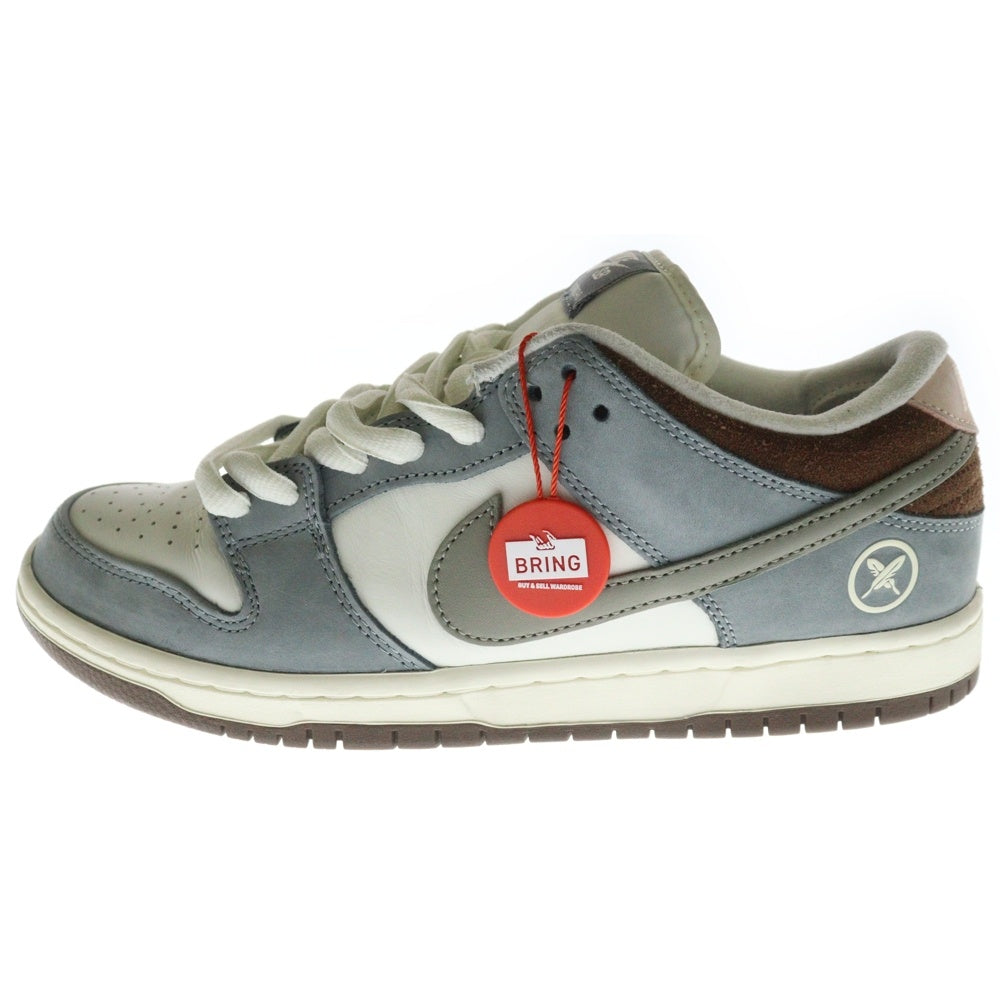 NIKE SB(ナイキエスビー) ×堀米雄斗 Yuto Horigome DUNK LOW PRO QS ユウト ホリゴメ ダンク ローカットスニーカー グレー US8.5/26.5cm FQ1180-001