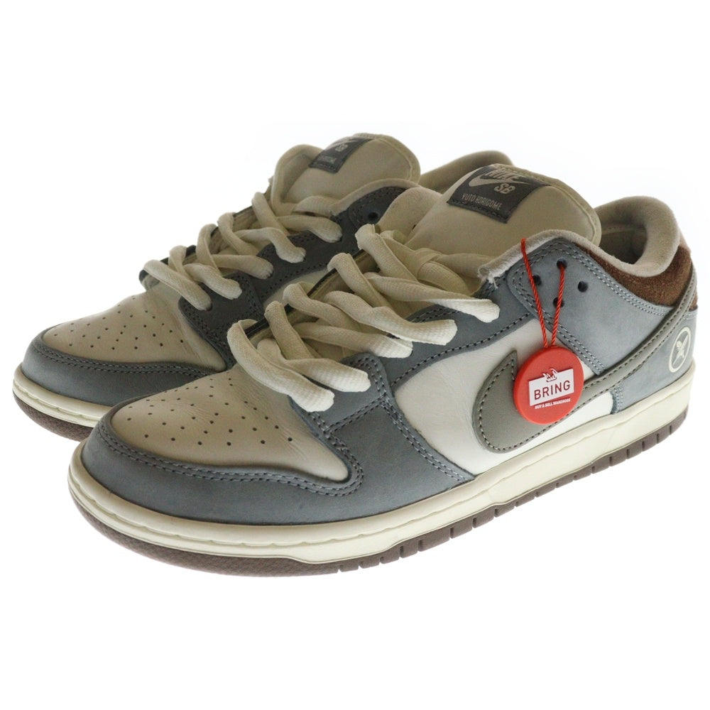 NIKE SB(ナイキエスビー) ×堀米雄斗 Yuto Horigome DUNK LOW PRO QS ユウト ホリゴメ ダンク ローカットスニーカー グレー US8.5/26.5cm FQ1180-001