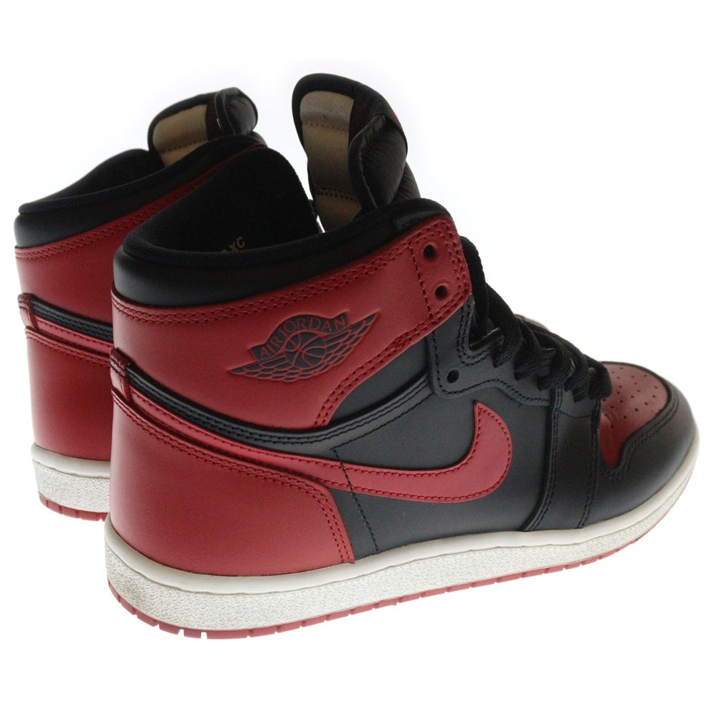 NIKE(ナイキ) AIR JORDAN1 85 BRED(2025) エアジョーダン1 ブレッド ハイカットスニーカー レッド US9/27cm HV6674-067