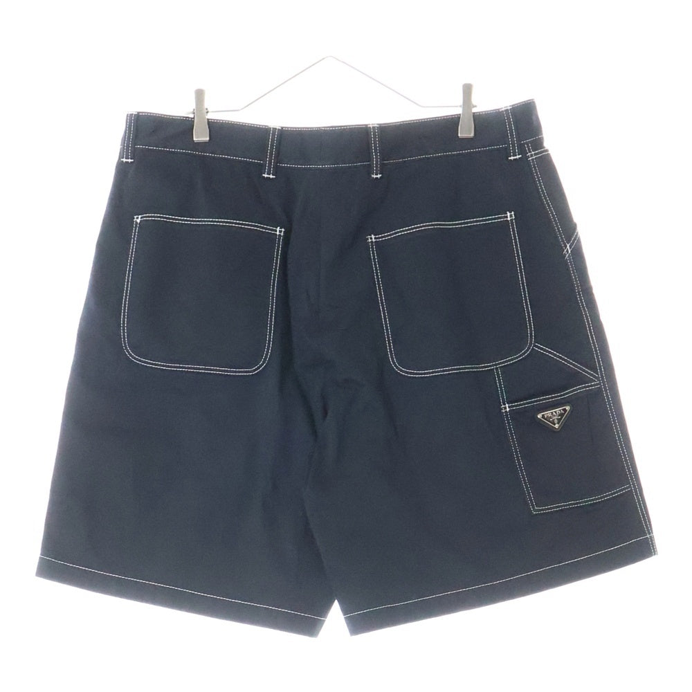 PRADA(プラダ) Short Pants トライアングルロゴ ハーフパンツ ショーツ ブラック SPH292 S232 108I