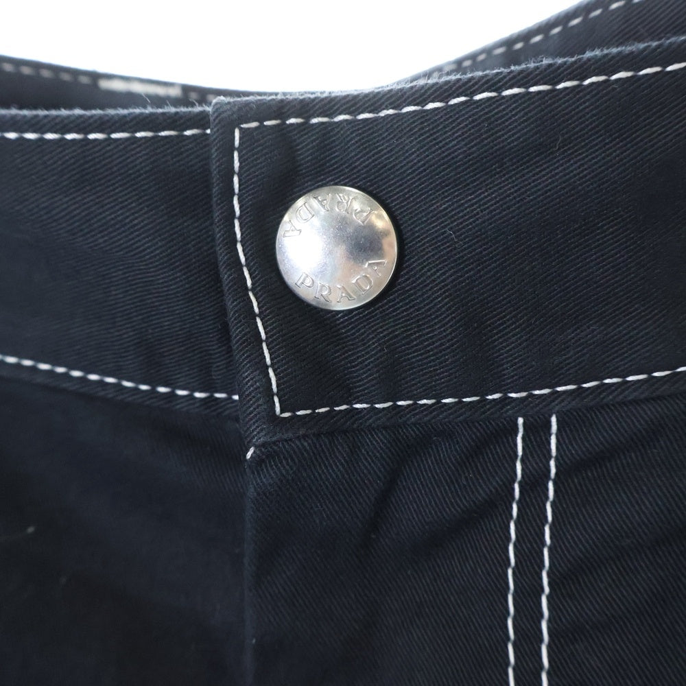 PRADA(プラダ) Short Pants トライアングルロゴ ハーフパンツ ショーツ ブラック SPH292 S232 108I