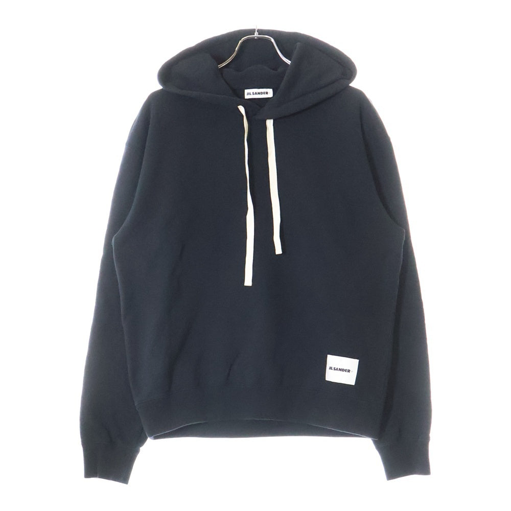 JIL SANDER +(ジルサンダープラス) 24AW Hoodie プルオーバースウェットパーカー フーディー ブラック J47GU0105 J20039