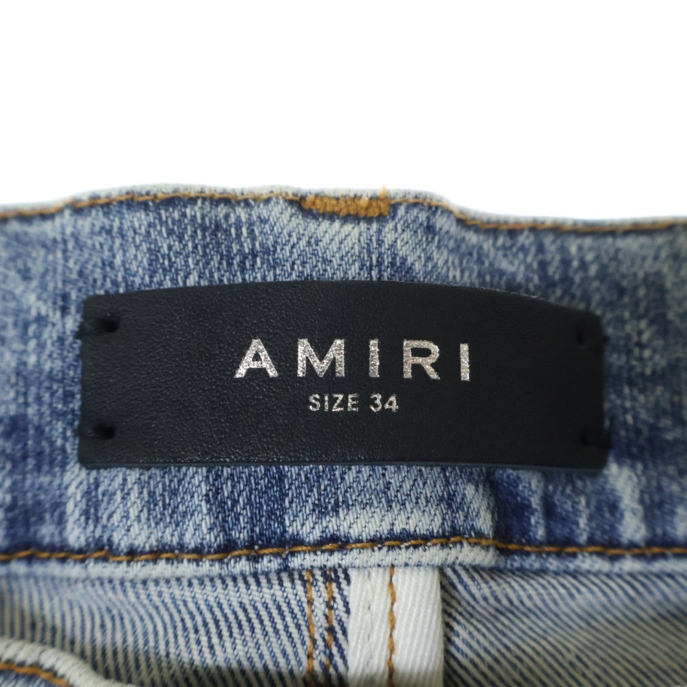 AMIRI(アミリ) MX1 Jean ダメージ加工 スキニーデニムパンツ ジーンズ インディゴ