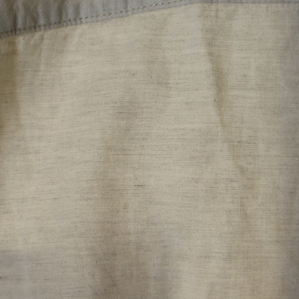 PRADA(プラダ) Chambray Shirt トライアングルロゴ シャンブレーシャツ 長袖シャツ アイボリー GEC105 S000 14J2