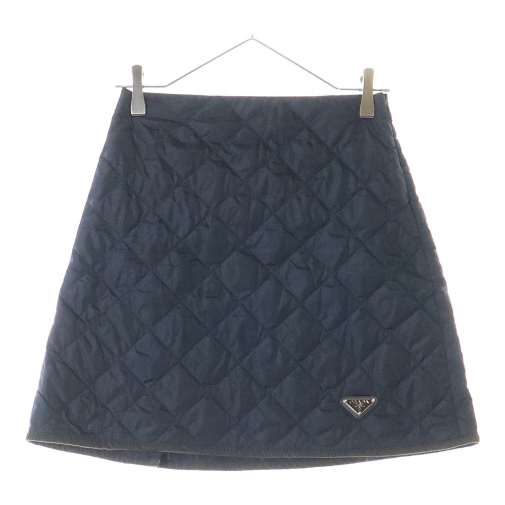 PRADA(プラダ) Re-Nylon Skirt リナイロン トライアングルロゴ キルティング スカート レディース 21Y933 S000 1WQ9