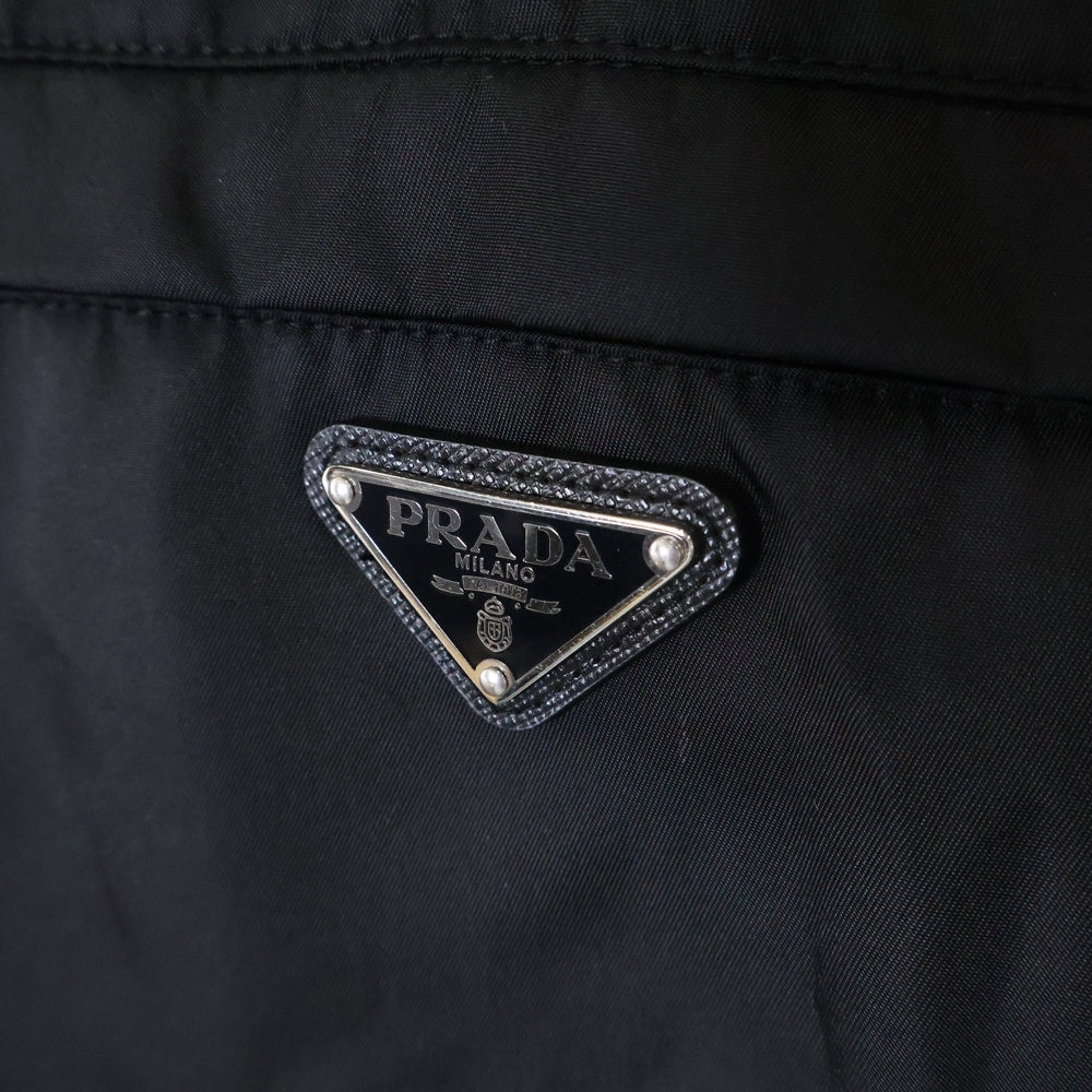 PRADA(プラダ) Re-Nylon Mini Dress リナイロン トライアングルロゴ ミニドレス レディース ブラック 230691 S231 1WQ8