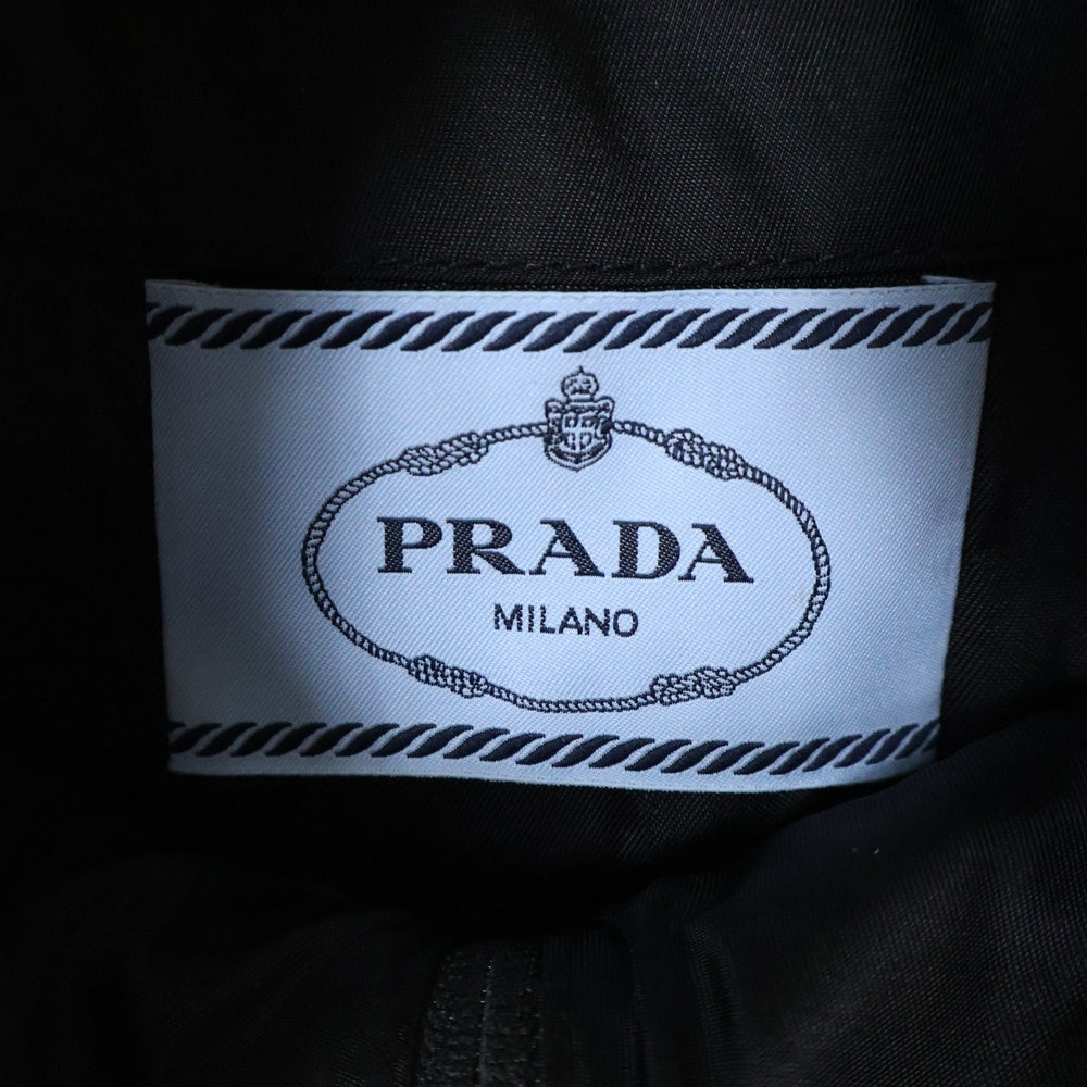PRADA(プラダ) Re-Nylon Mini Dress リナイロン トライアングルロゴ ミニドレス レディース ブラック 230691 S231 1WQ8