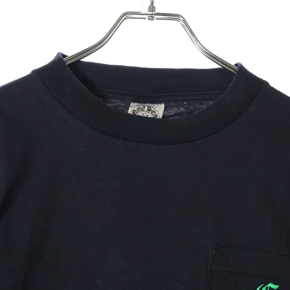 CHROME HEARTS(クロムハーツ) OLD CH T-SHRT オールド バックホースシュー袖スタープリント長袖カットソー ブラック/グリーン