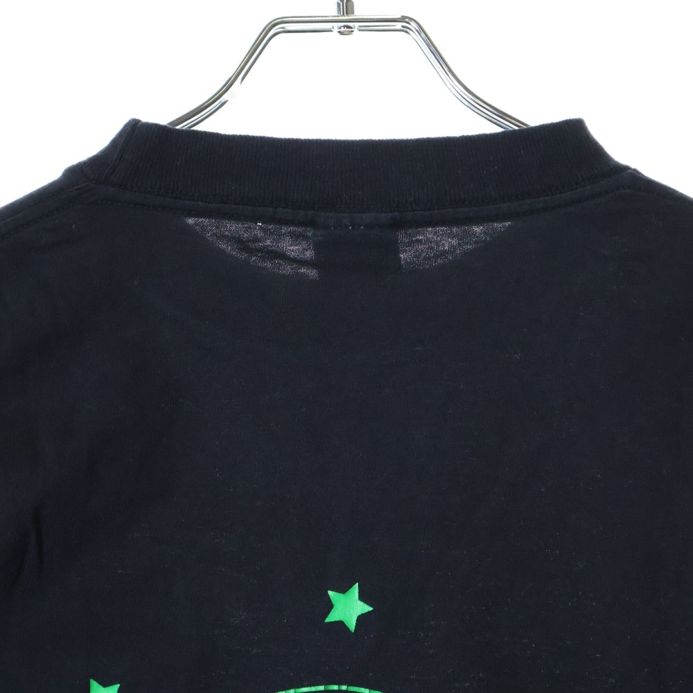 CHROME HEARTS(クロムハーツ) OLD CH T-SHRT オールド バックホースシュー袖スタープリント長袖カットソー ブラック/グリーン