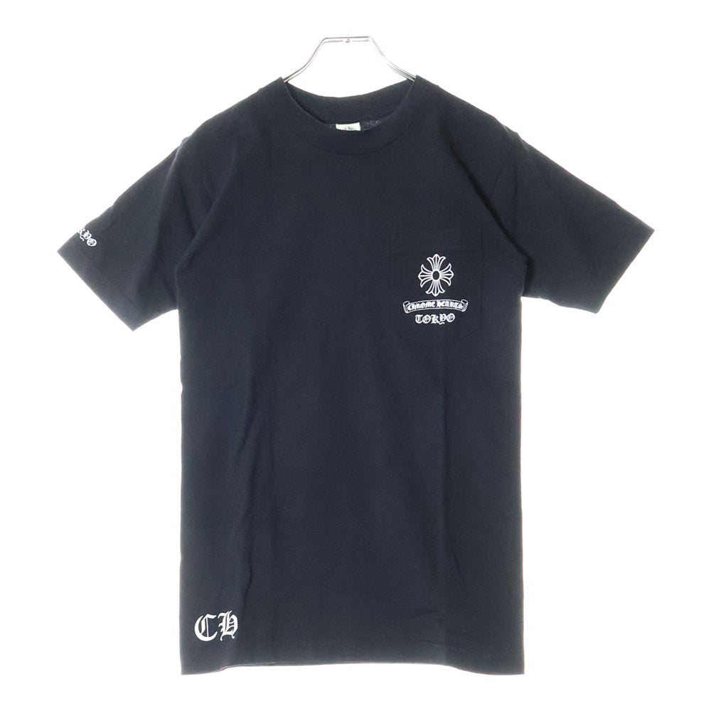 CHROME HEARTS(クロムハーツ) CH PLUS TOKYO TEE オールド CHプラスプリント 東京 半袖Tシャツ カットソー ブラック
