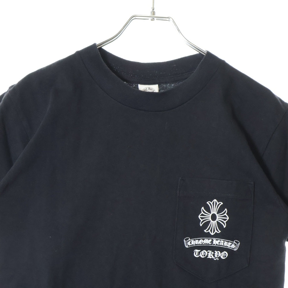 CHROME HEARTS(クロムハーツ) CH PLUS TOKYO TEE オールド CHプラスプリント 東京 半袖Tシャツ カットソー ブラック